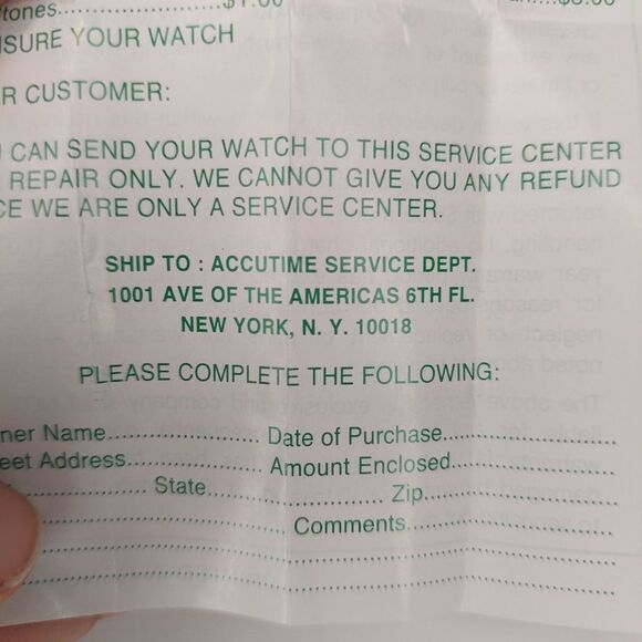 Accutime Ivory Silicone Faux Chronograph Watch w/ Crystal Accents - 8" B… - Picture 8 of 8